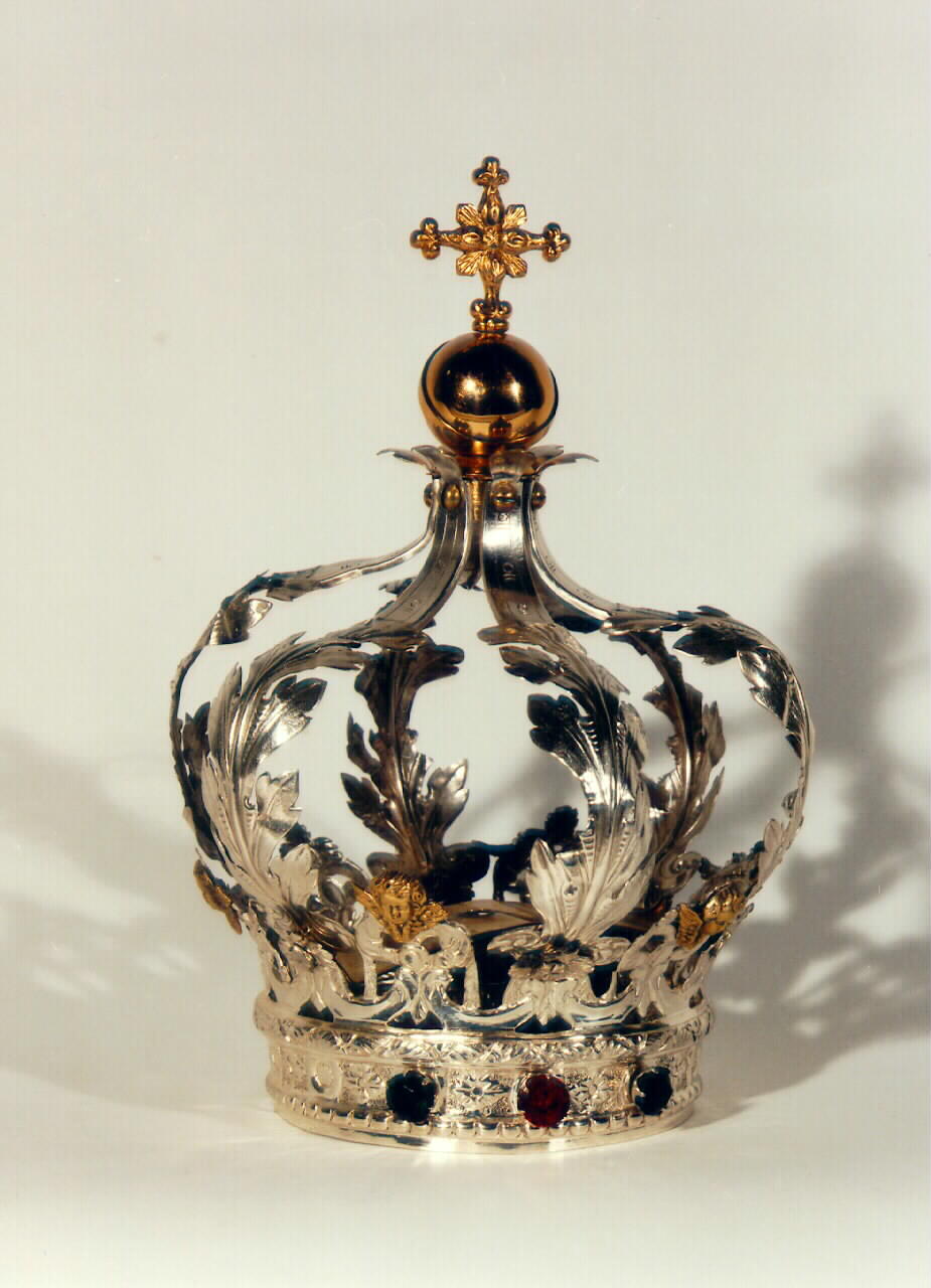 corona da statua - bottega siciliana (fine sec. XIX)