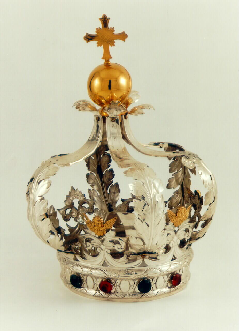 corona da statua - bottega siciliana (fine sec. XIX)