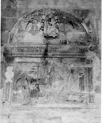 Madonna del Soccorso, San Ceccardo, San Gerolamo e San Giovannni (dipinto) - ambito italiano (sec. XVI)