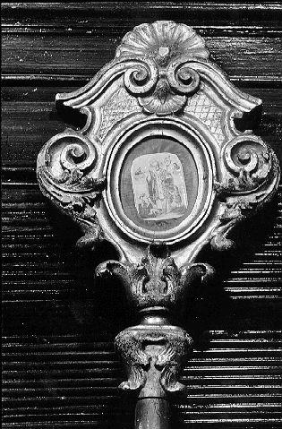 mazza processionale, serie - ambito italiano (sec. XVIII)