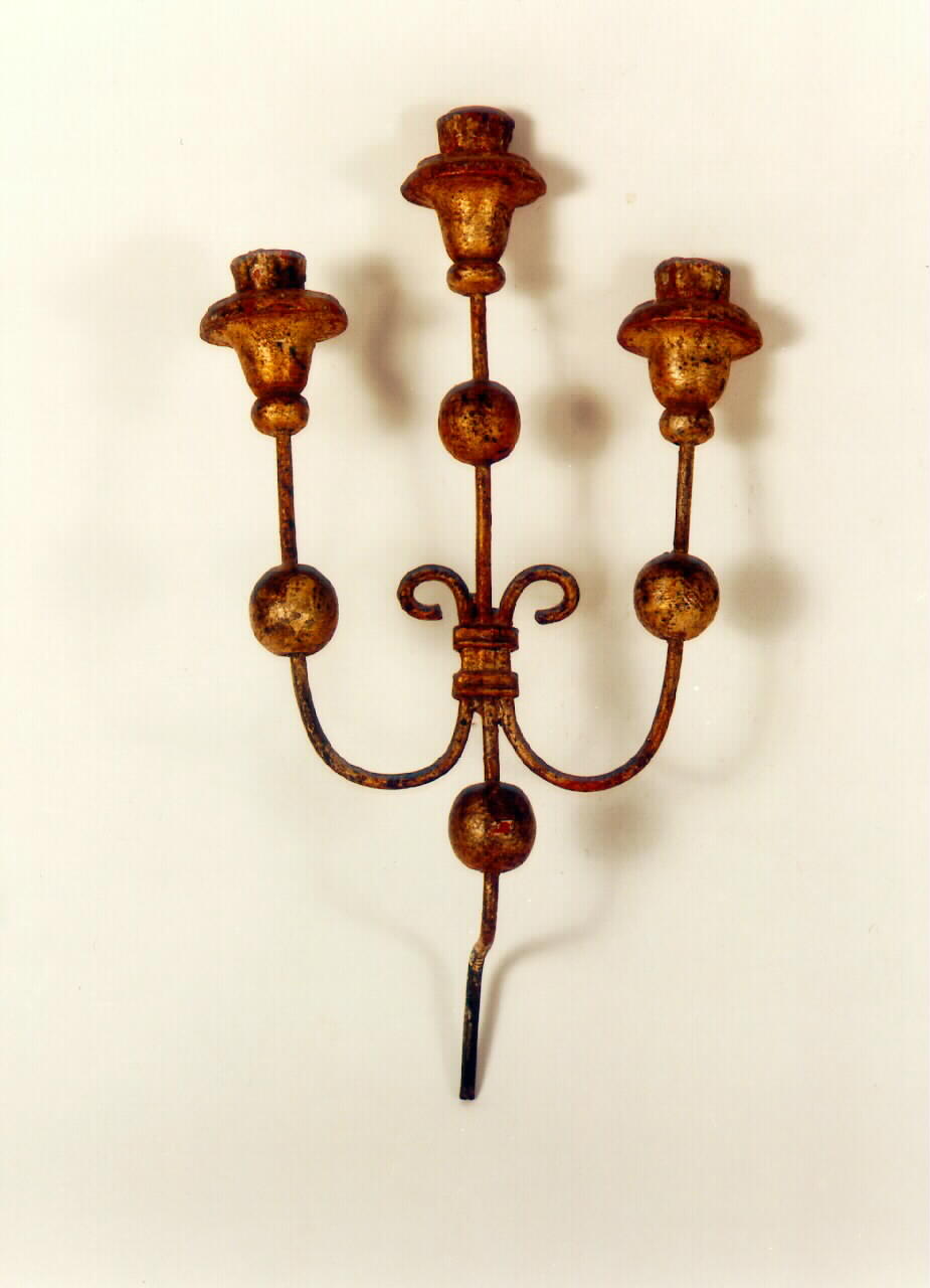 candeliere da parete - produzione siciliana (Prima metà sec. XIX)