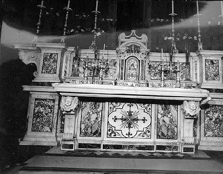 altare maggiore - bottega italiana (sec. XVIII)