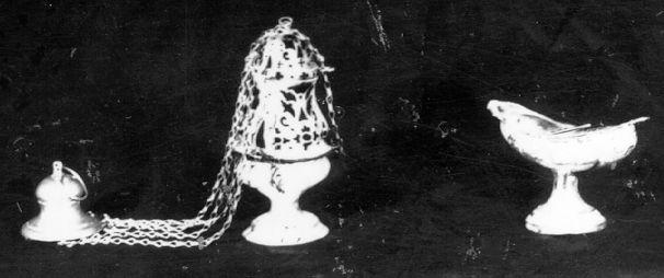 servizio per incensazione - bottega toscana (sec. XVIII)