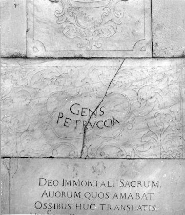 lapide tombale - bottega italiana (sec. XVI)