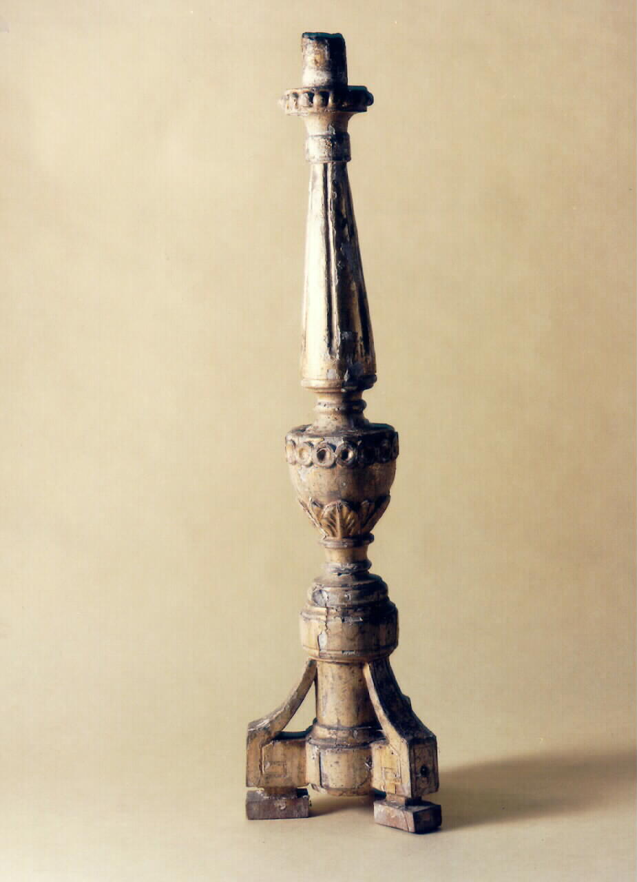 candelabro d'altare - produzione siciliana (Prima metà sec. XIX)