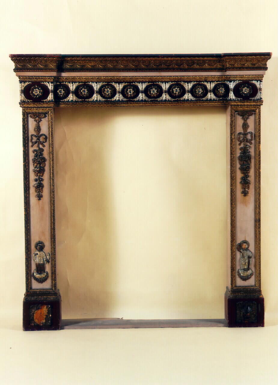 mostra, elemento d'insieme - produzione siciliana (Fine/inizio secc. XVIII/ XIX)