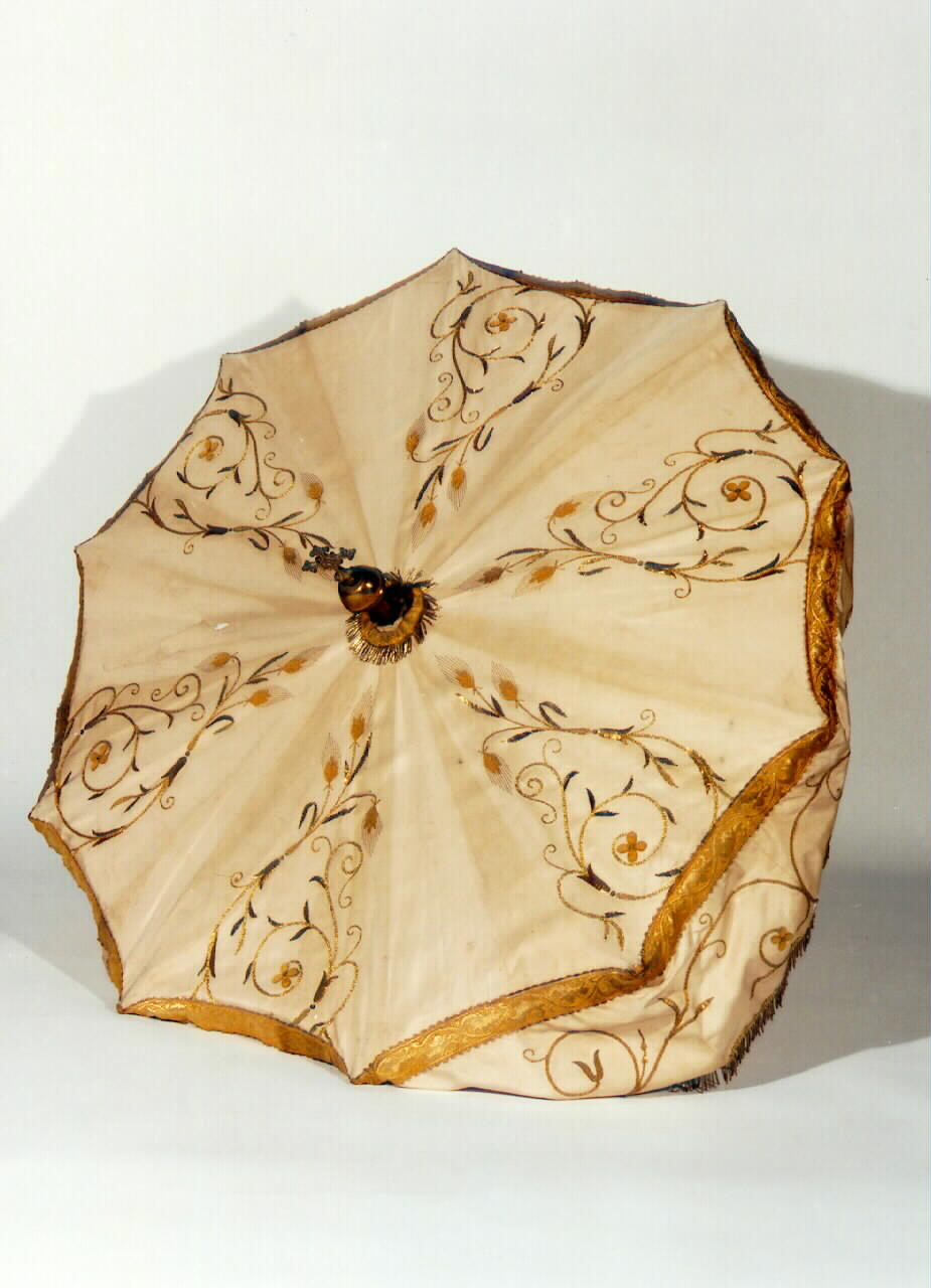 ombrellino processionale - manifattura siciliana (primo quarto sec. XX)