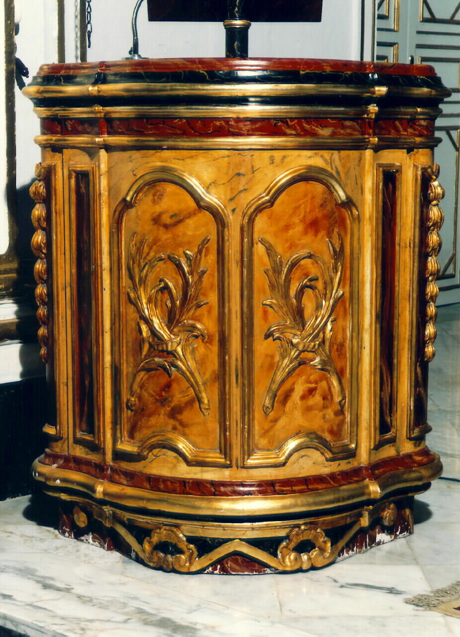 ambone - produzione siciliana (Seconda metà sec. XVIII)