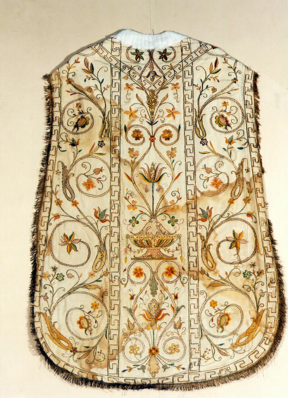 pianeta - manifattura siciliana (Prima metà sec. XIX)