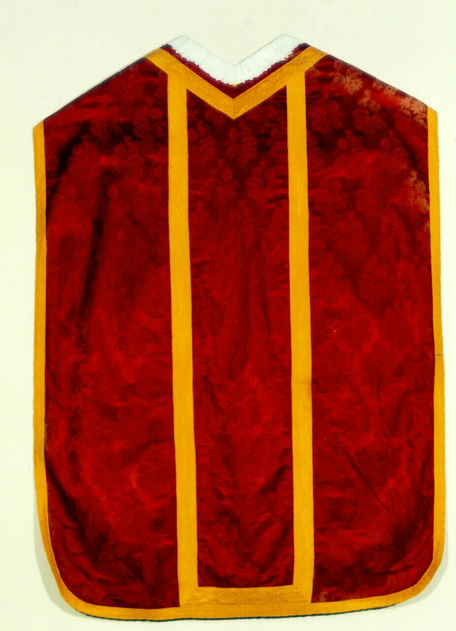 pianeta - manifattura siciliana (Seconda metà sec. XIX)