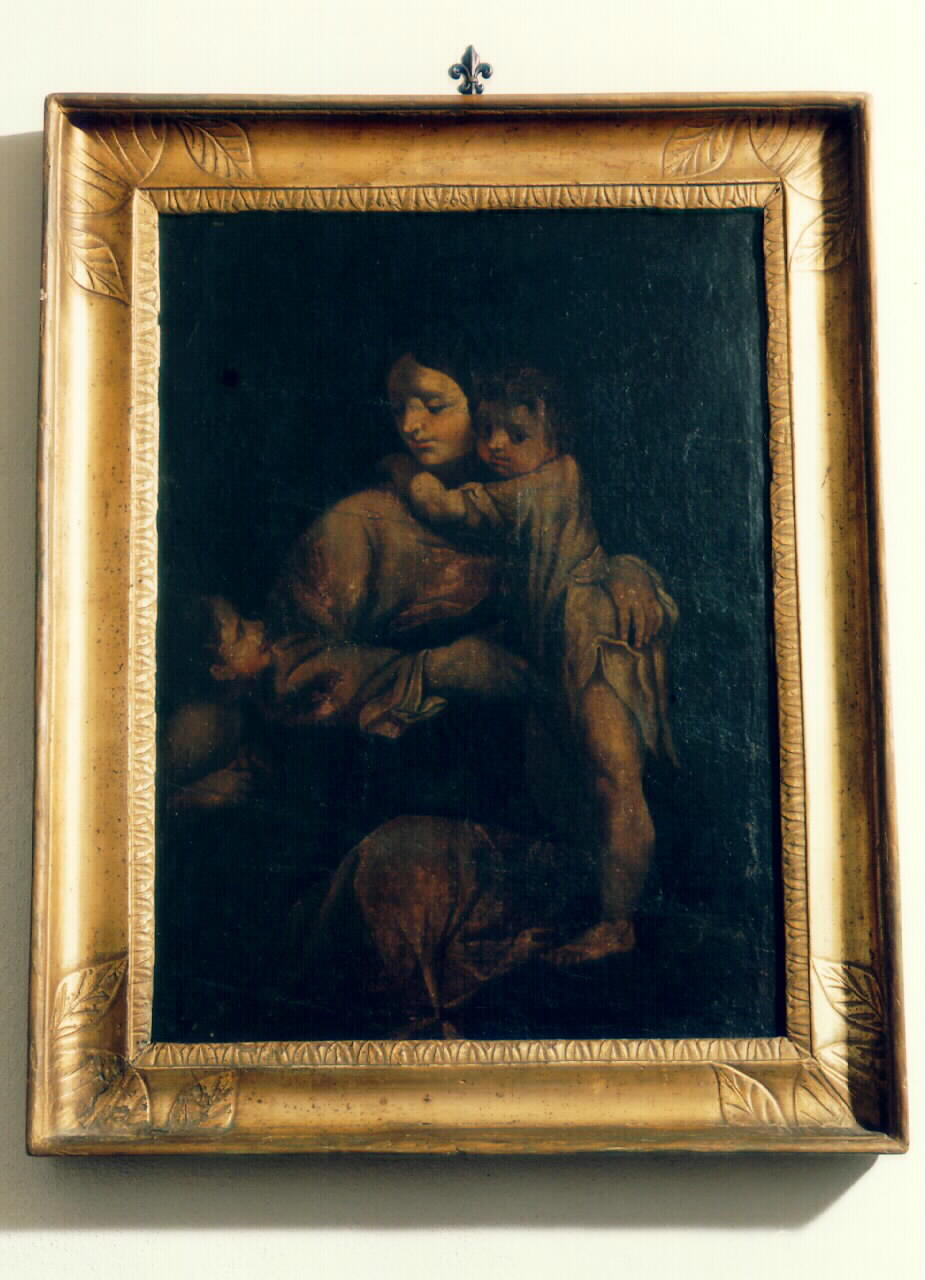 Madonna con Bambino e San Giovannino (dipinto) - ambito siciliano (Seconda metà sec. XVIII)