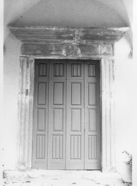 portale - ambito lunigianese (seconda metà sec. XVI)