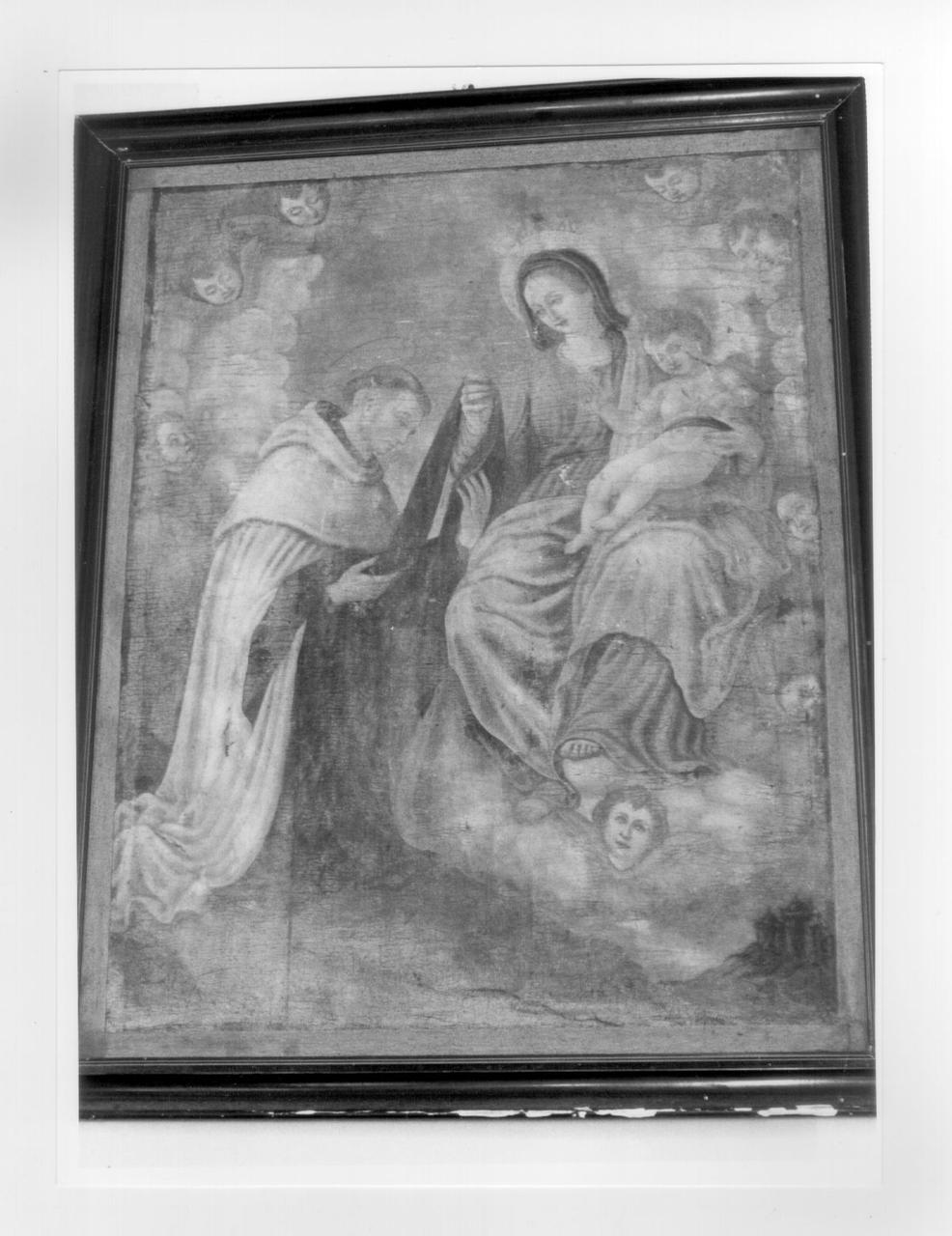 Madonna con Bambino e San Domenico (dipinto) - ambito lunigianese (seconda metà sec. XVIII)