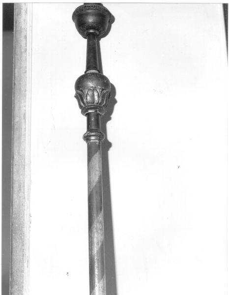 asta di croce processionale - ambito lunigianese (primo quarto sec. XIX)