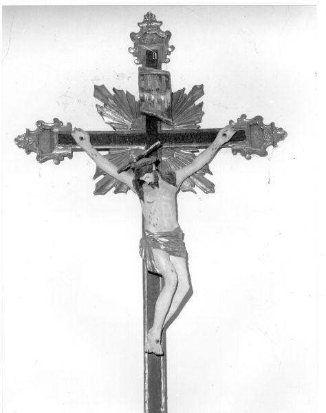 croce processionale - ambito apuano (fine sec. XVIII)