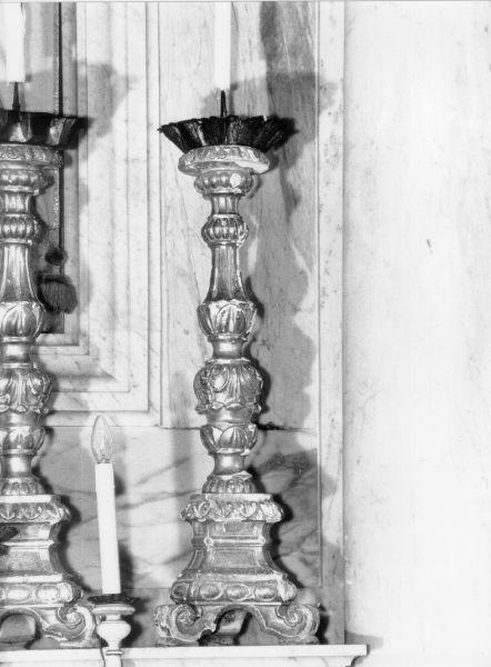 candeliere, serie - bottega toscana (inizio sec. XIX)