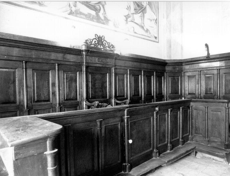 stalli del coro - ambito apuano (sec. XIX)