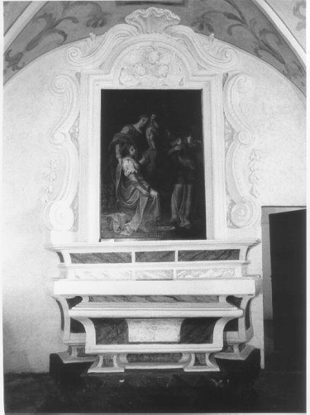 altare - ambito lunigianese (prima metà sec. XVIII)