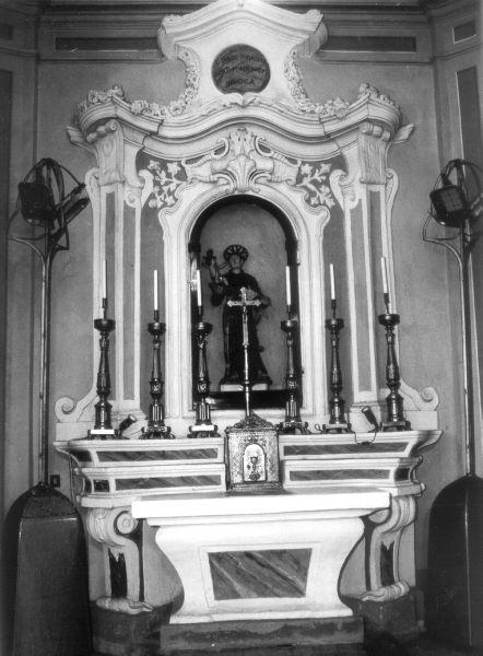 altare - ambito lunigianese (seconda metà sec. XVIII)