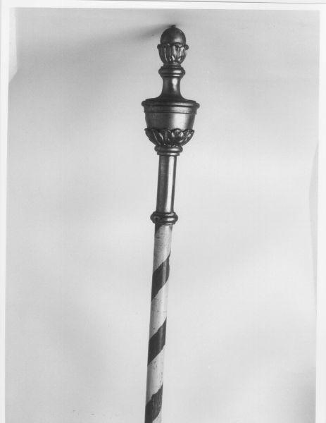 mazza processionale - ambito lunigianese (prima metà sec. XIX)