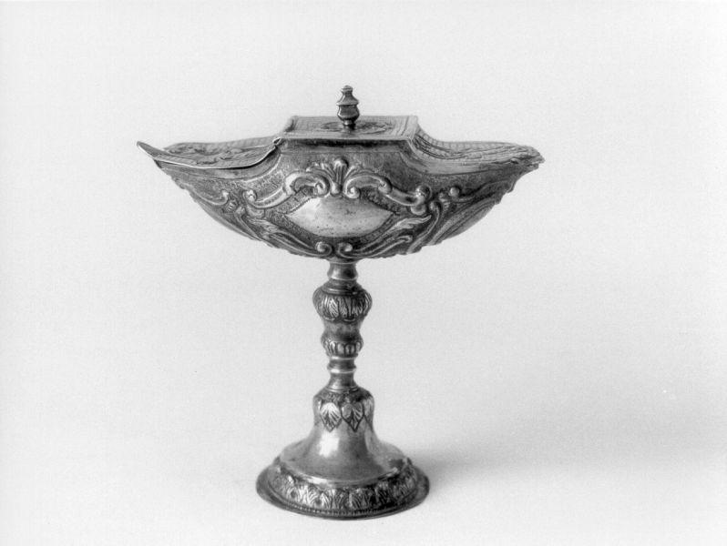 navicella portaincenso - manifattura padana (?) (prima metà sec. XVIII)