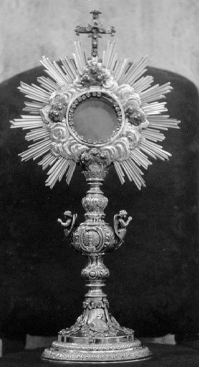 ostensorio - bottega lucchese (sec. XIX)