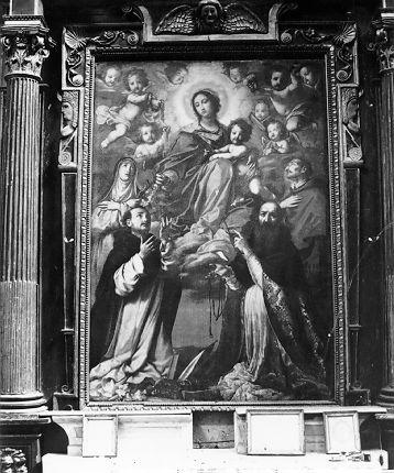 Madonna in gloria (dipinto) - ambito fiorentino (metà sec. XVII)