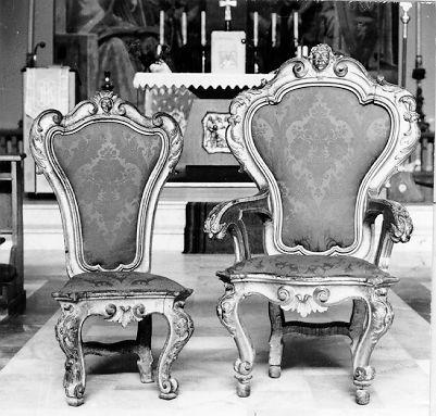 poltrona - bottega toscana (sec. XVIII)