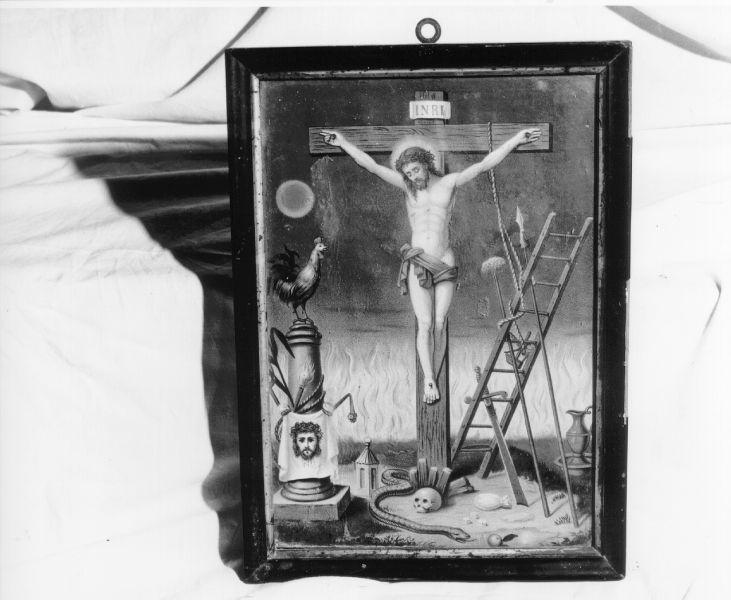 Crocifissione (stampa a colori) - ambito toscano (sec. XIX)