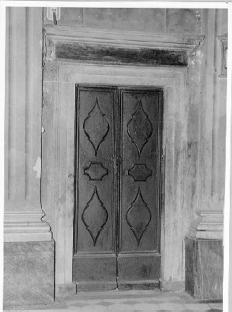 porta - a due battenti - bottega italiana (sec. XVIII)