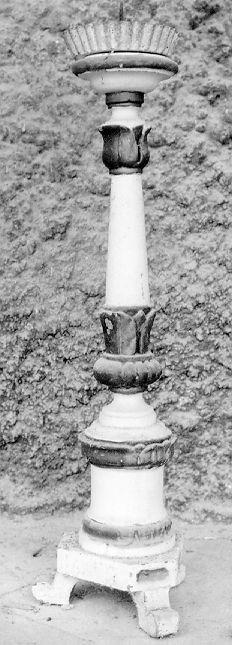 candelabro, serie - bottega italiana (sec. XVIII)