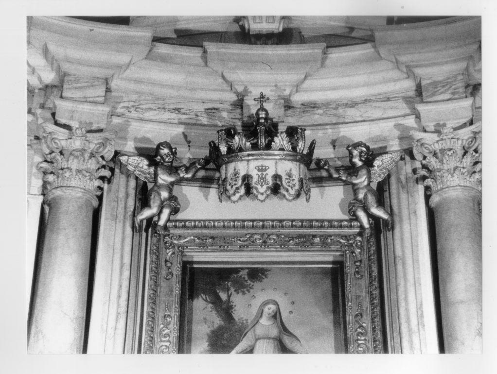 angeli reggicortina (scultura) - ambito pisano (inizio sec. XVIII)