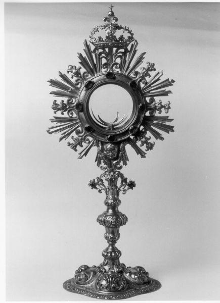 ostensorio - bottega italiana (sec. XIX)