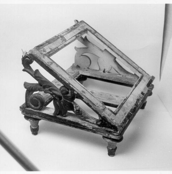 leggio - ambito lunigianese (secc. XVIII/ XIX)