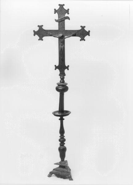 croce processionale - bottega italiana (sec. XIX)