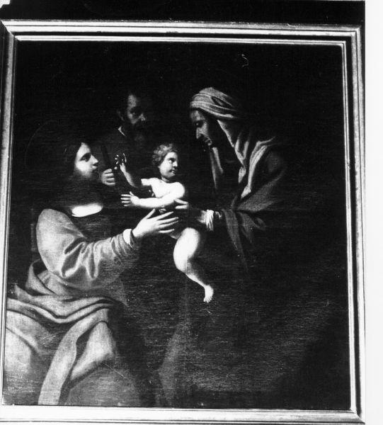 Sant'Anna e gruppo di famiglia (dipinto) - ambito ligure (sec. XVII)