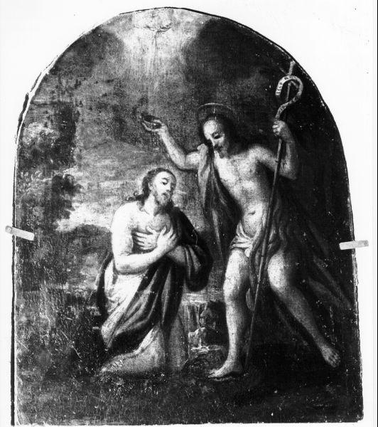 battesimo di Cristo (dipinto) - ambito Italia centrale (fine/inizio secc. XVI/ XVII)