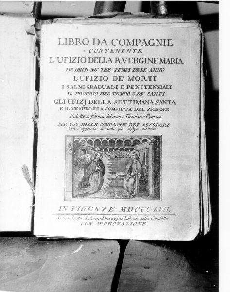 coperta di libro liturgico - bottega fiorentina (sec. XIX)