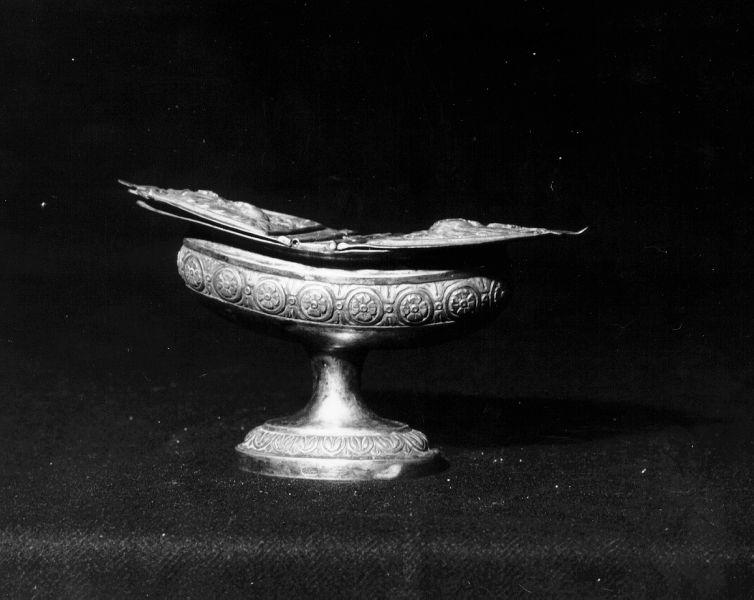 navicella portaincenso - bottega toscana (fine sec. XIX)