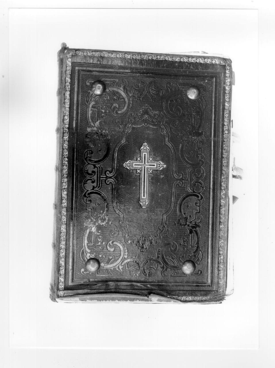 coperta di libro liturgico - produzione veneziana (sec. XIX)