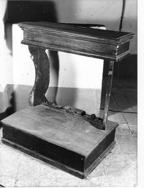 inginocchiatoio - bottega toscana (sec. XIX)