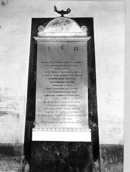 monumento funebre - bottega toscana (sec. XIX)