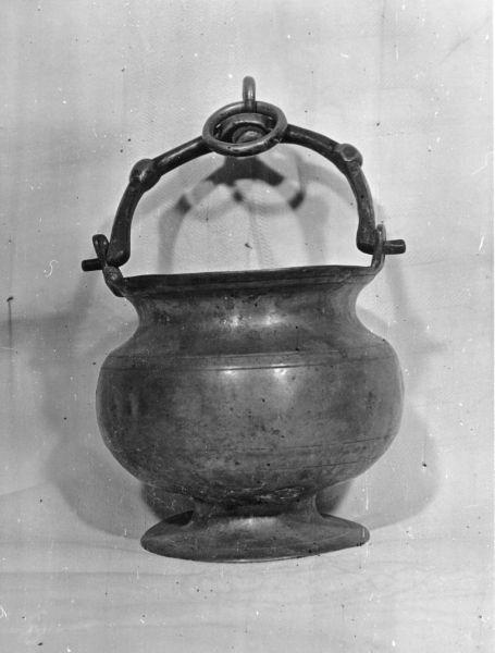 secchiello - bottega toscana (secc. XVI/ XVII)