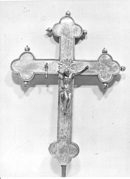 croce processionale - bottega toscana (sec. XVII)