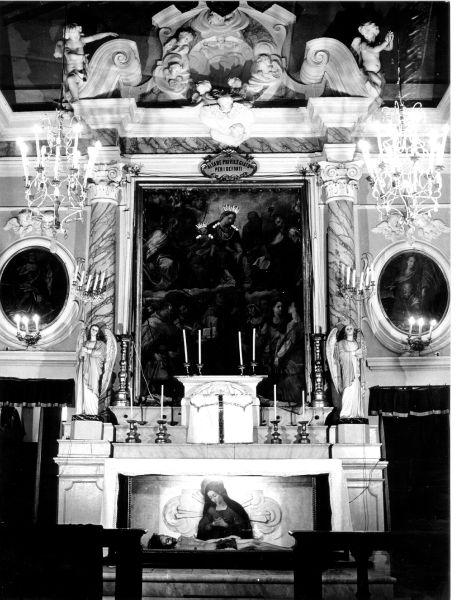 altare maggiore - bottega toscana (fine/inizio secc. XVII/ XVIII)