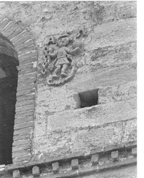 Cristo reggente il mondo e principio e fine di vita (rilievo) - bottega toscana (sec. XV)