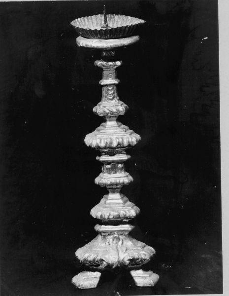 candeliere, serie - bottega italiana (inizio sec. XIX)