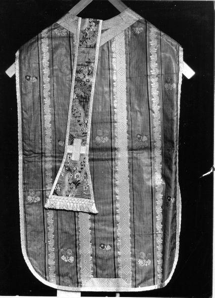 paramento liturgico - manifattura italiana (sec. XIX)