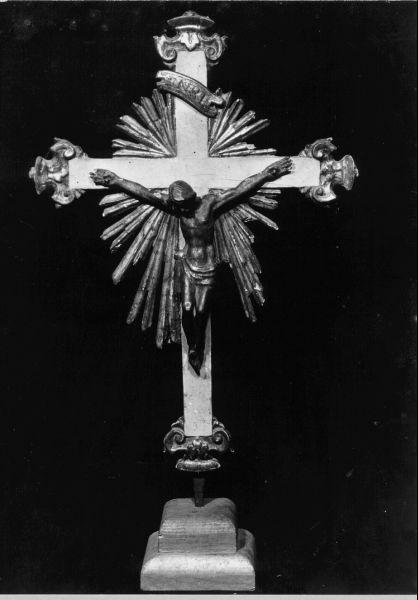 croce processionale - bottega italiana (sec. XVIII)