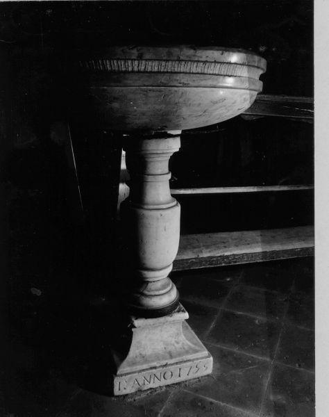 acquasantiera - bottega italiana (sec. XVIII)